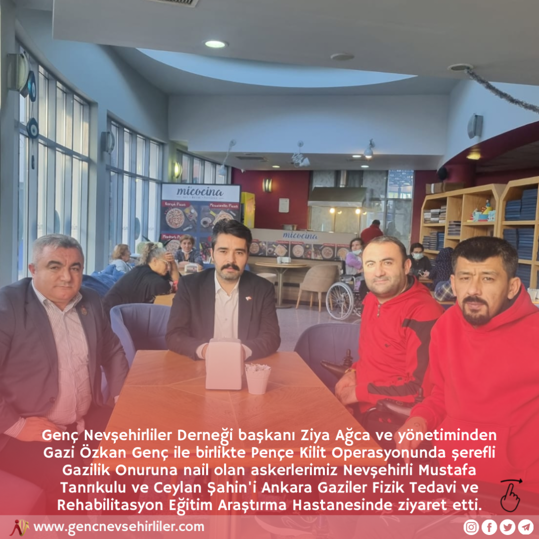 Ankara’da ki Gazilerimize Ziyaretimiz