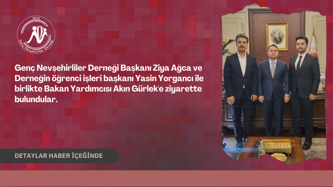 Adalet Bakan Yrd. Akın GÜRLEK e Ziyaret