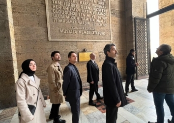 Anıtkabir Komutanlığında Üsteğmen Bekir Dirican’a Ziyaretimiz 