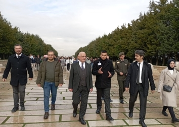 Anıtkabir Komutanlığında Üsteğmen Bekir Dirican’a Ziyaretimiz 