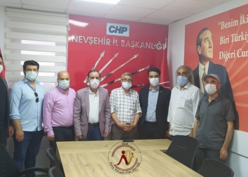 Nevşehir CHP İl sekreteri Tayfun Ceyhan'a ve yönetimine ziyaret gerçekleştirdik.