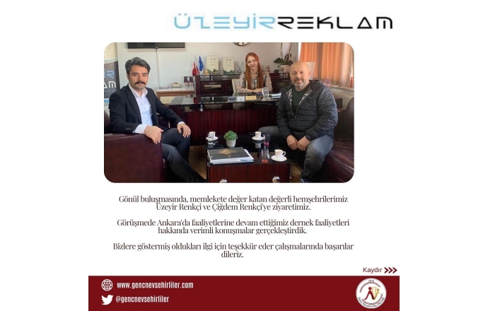 Nevşehir Üzeyir Reklam Ziyaretimiz