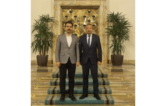 Nevşehir Rehberler Odası (NERO) Başkanı Özay Onur, Tbmm'de Ağca ile Görüştü