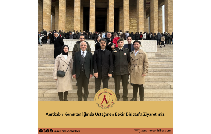 Anıtkabir Komutanlığında Üsteğmen Bekir Dirican’a Ziyaretimiz 