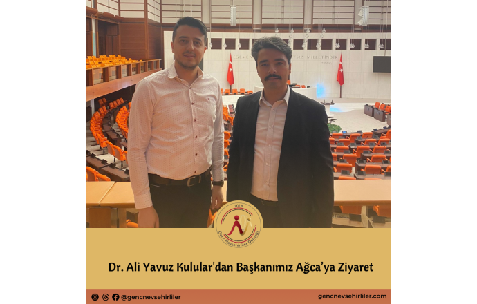 Dr. Ali Yavuz Kulular'dan Başkanımız Ağca’ya Ziyaret